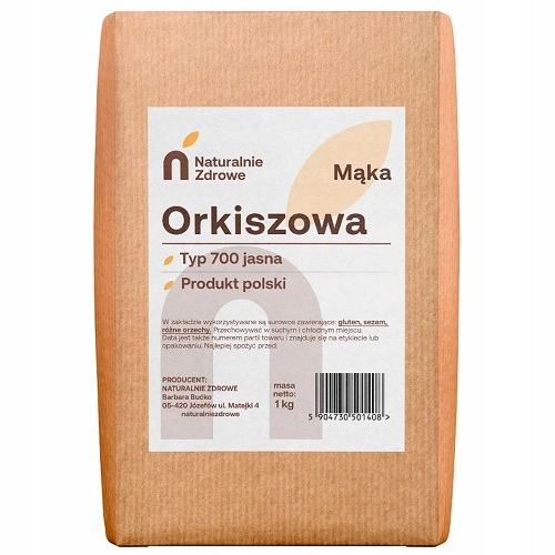 MĄKA ORKISZOWA JASNA TYP 700 10KG