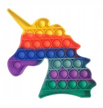 POP IT SENSO BĄBELKI ANTYSTRESOWE ODPRĘŻAJĄCE JEDNOROŻEC