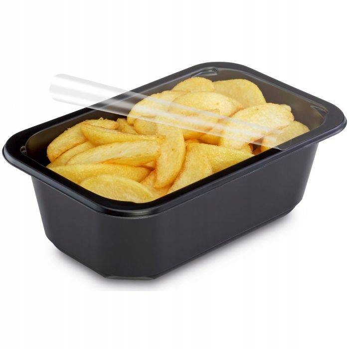 

Pojemnik do zgrzewu czarny deserowy 600ml a80szt