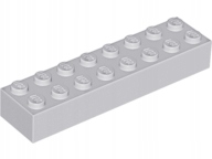 LEGO 3007 KLOCEK 2x8 szary jasny LBG NOWY (5g)