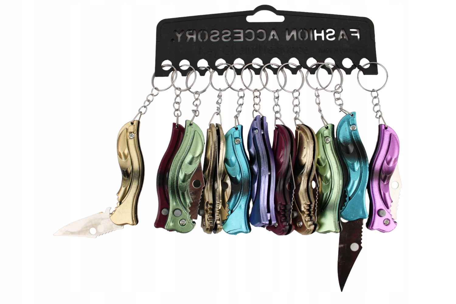 

Brelok Breloczek Do Kluczy Scyzoryk 12 Szt 54B