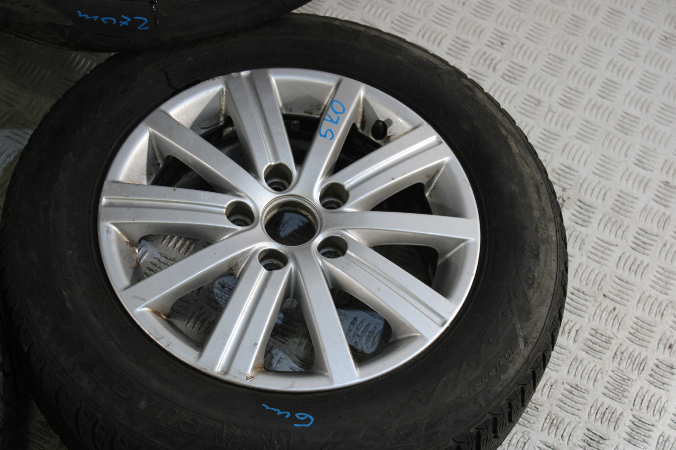 wheels tyres disc 195/65 R15 GOLF VI 6 5K0