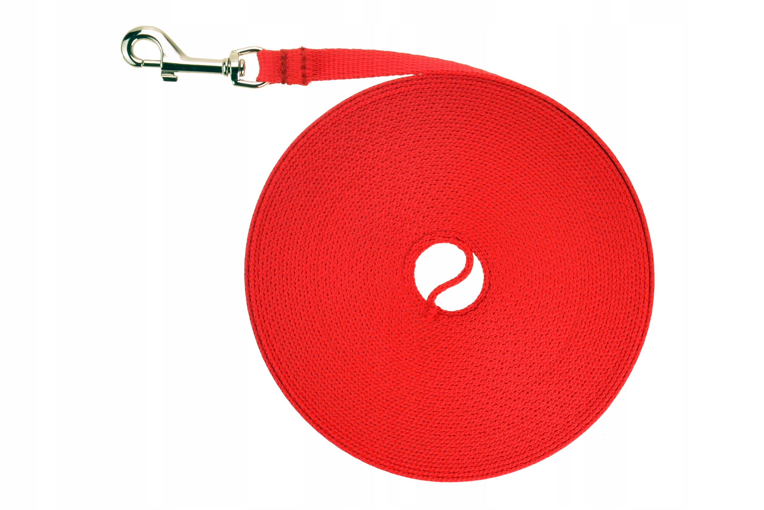 Levně Vodítko Pro Psa S Páskou 20 M, Vypouštěcí Karabina