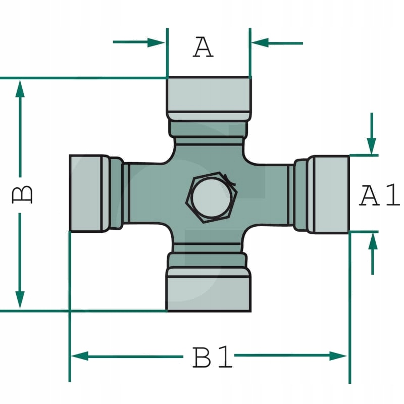 Weasler Zestaw krzyżaków F248, AW35-80° Producent części Weasler