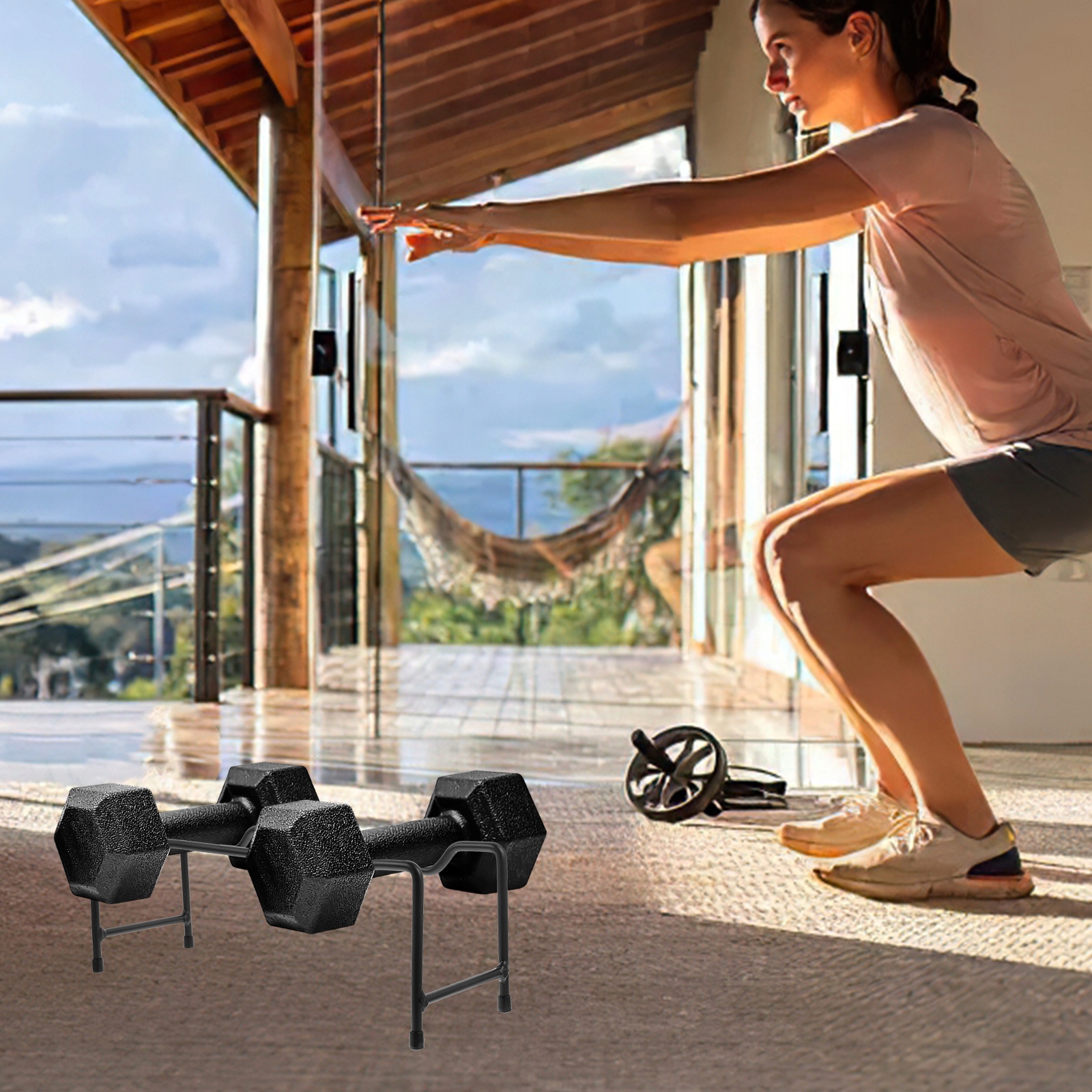 STOJAK DO PRZECHOWYWANIA hantle PRZECHOWYWANIE STOJAK NA hantle Typ inny