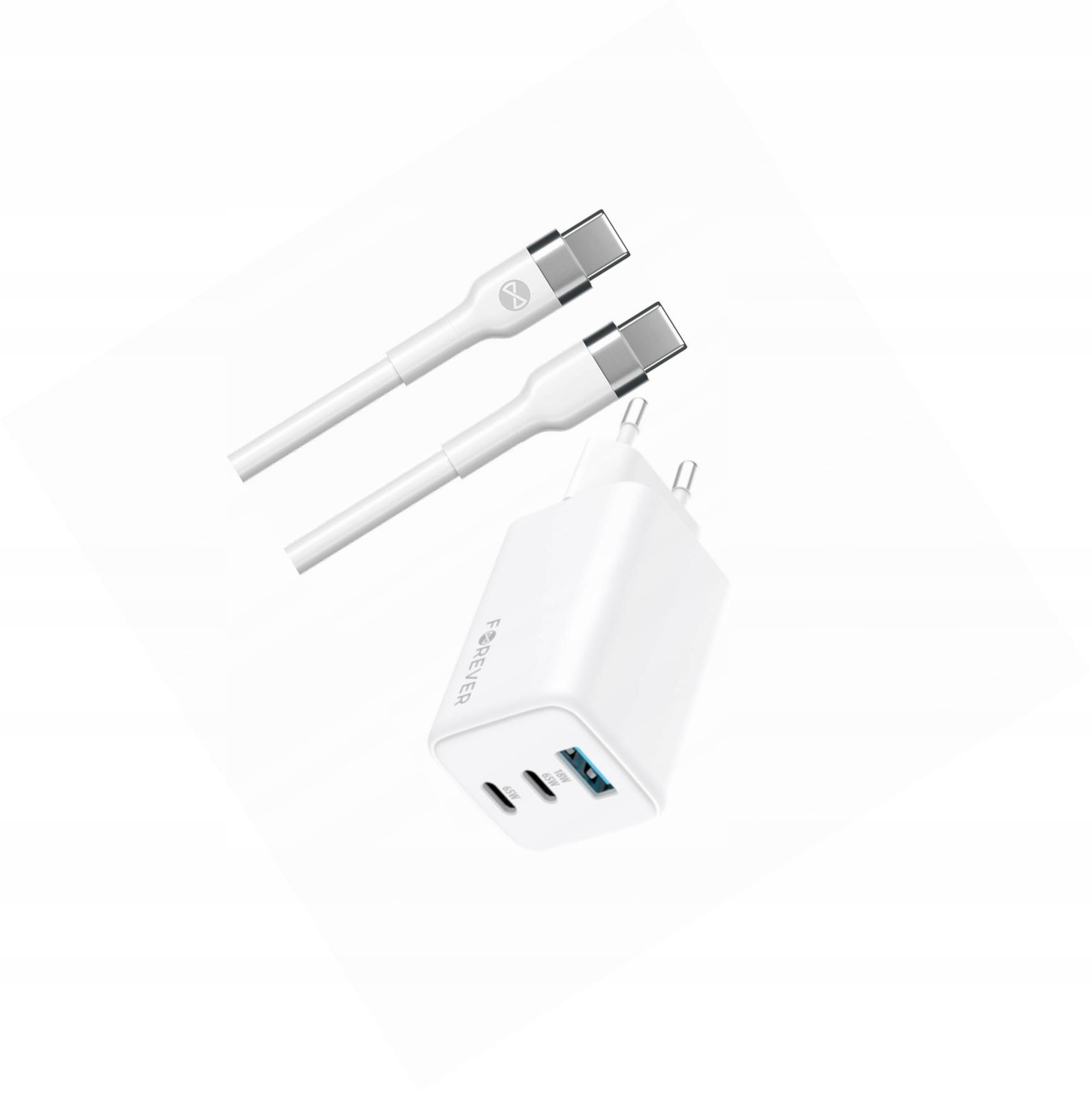 Szybka ładowarka GaN 65W z długim kablem 2m do Xiaomi Redmi Note 12 Pro