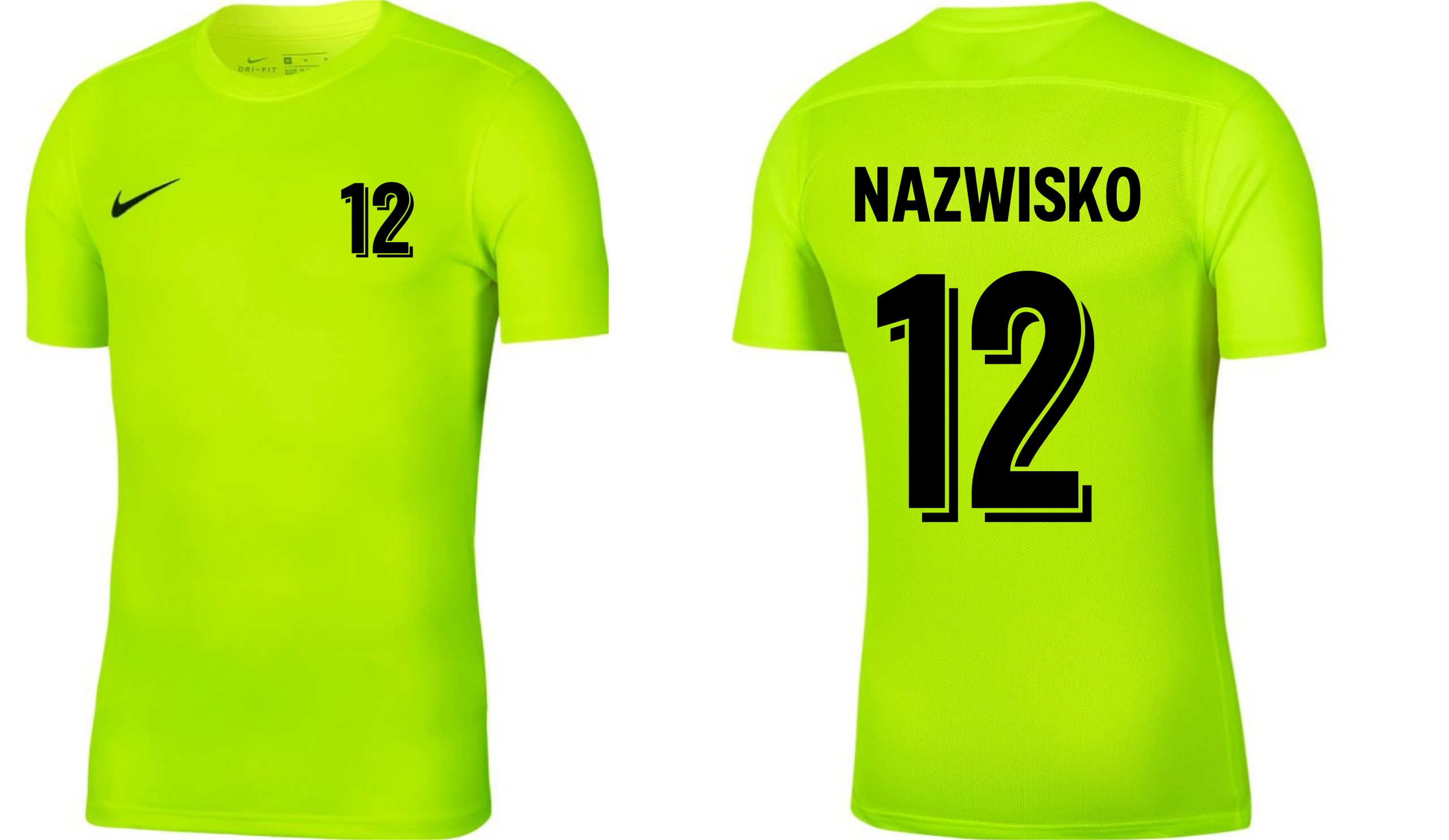 Koszulka Nike Park Z Twoim Nadrukiem Seledynek r. XL 158-170 cm Dla Dzieci