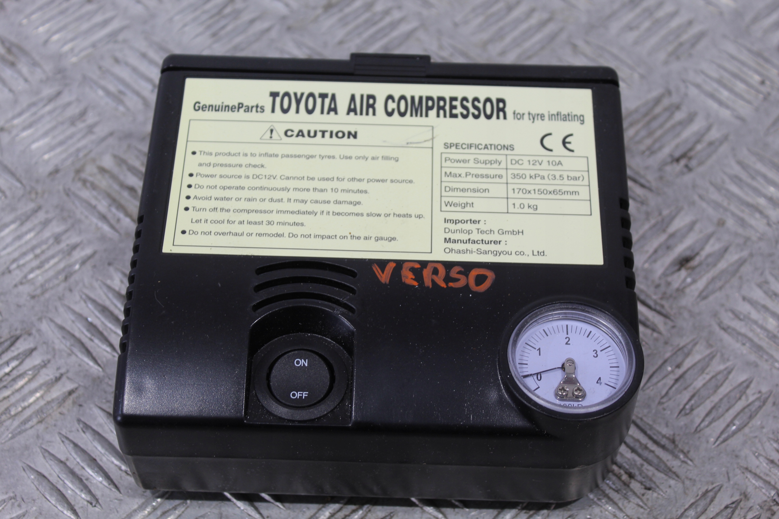 compressor; TOYOTA VERSO