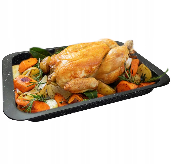 BLACHA FORMA DO PIECZENIA BRYTFANNA NIEPRZYWIERAJĄCA NON STICK 24 x 34 cm Materiał metal