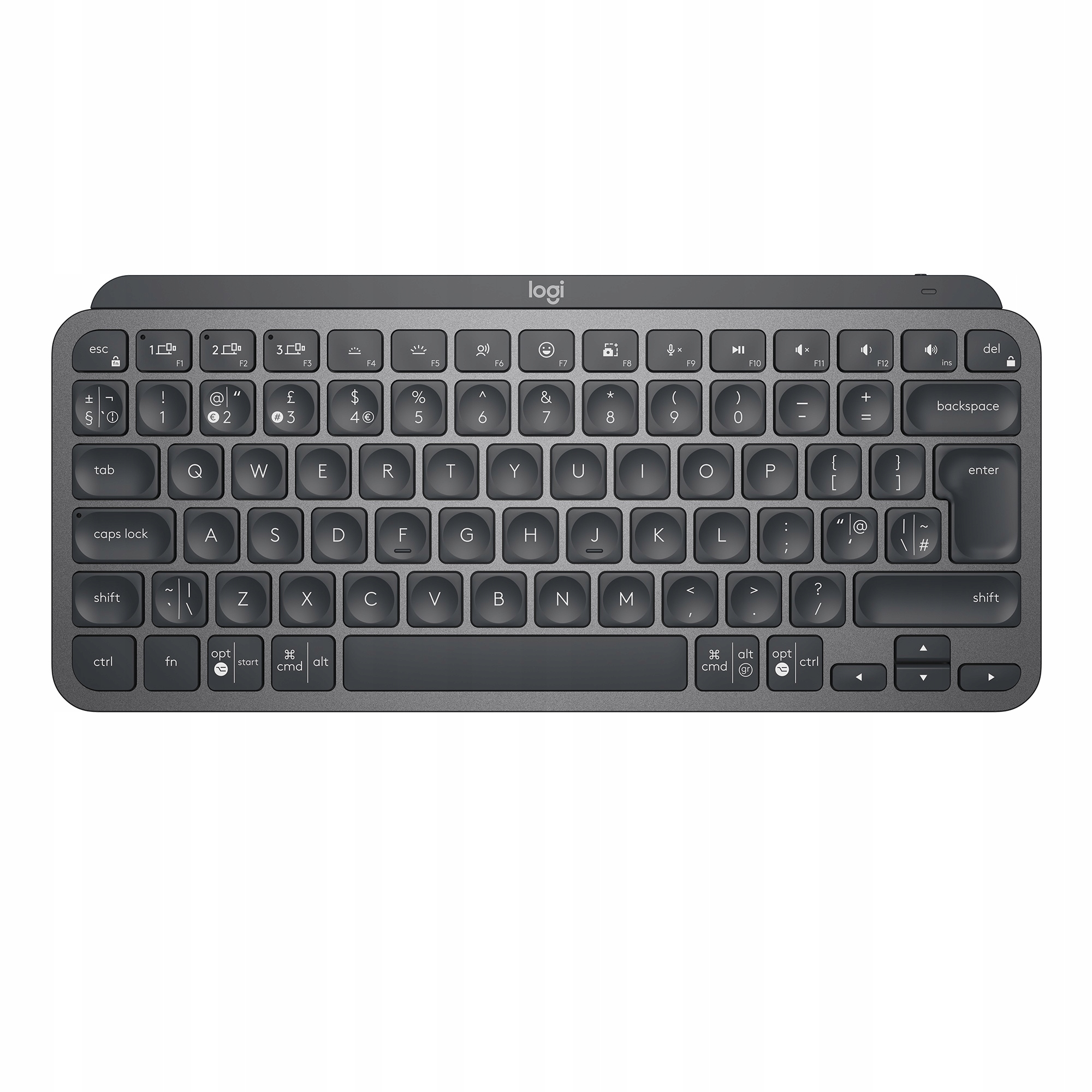 Logitech MX Keys Mini bezdrôtová podsvietená klávesnica, Us grafitová…