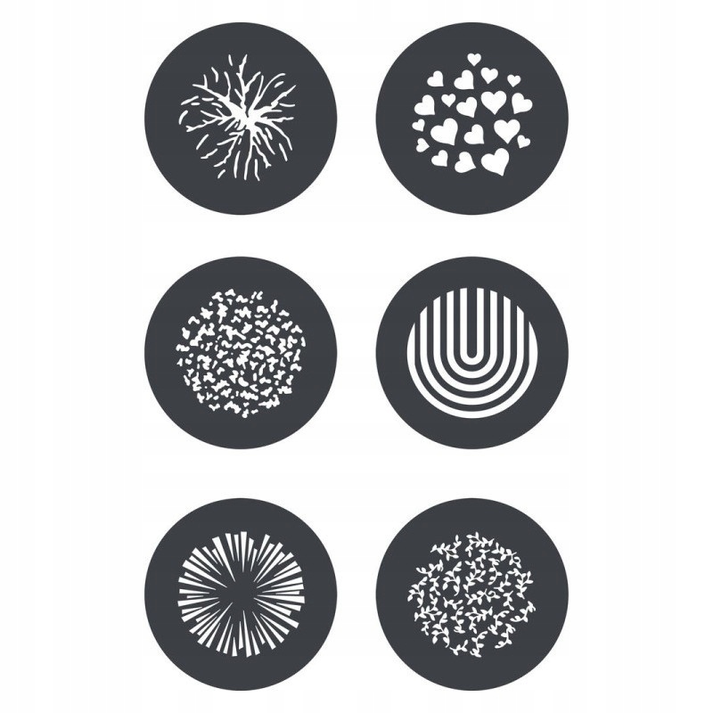 Godox GP-GS2 (Gobo Set 6 kusů) pro systém G-Mount