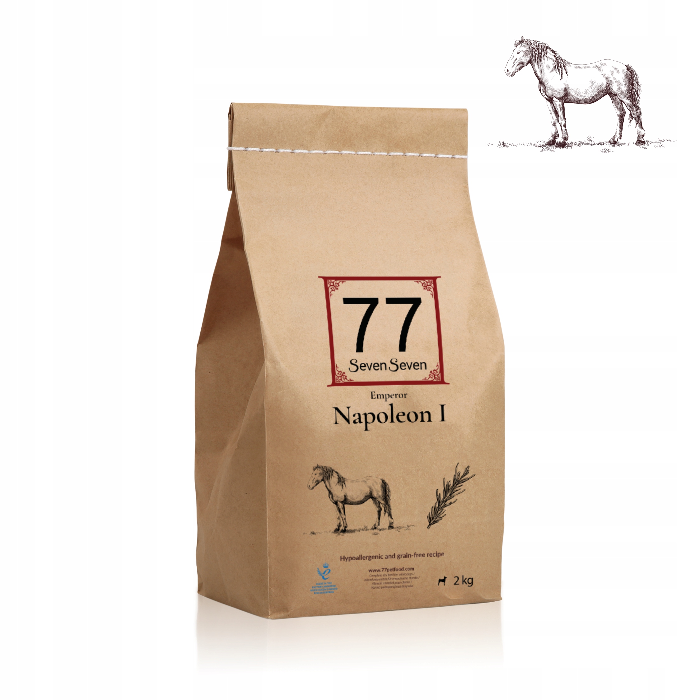 Napoleon I 2kg konina z ziołami 77 Petfood
