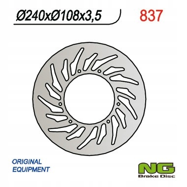 Ng Predný Brzdový Kotúč Yamaha Dt 50R 03-08, Xt 125R 05-08, Mbk 50X-LIMIT