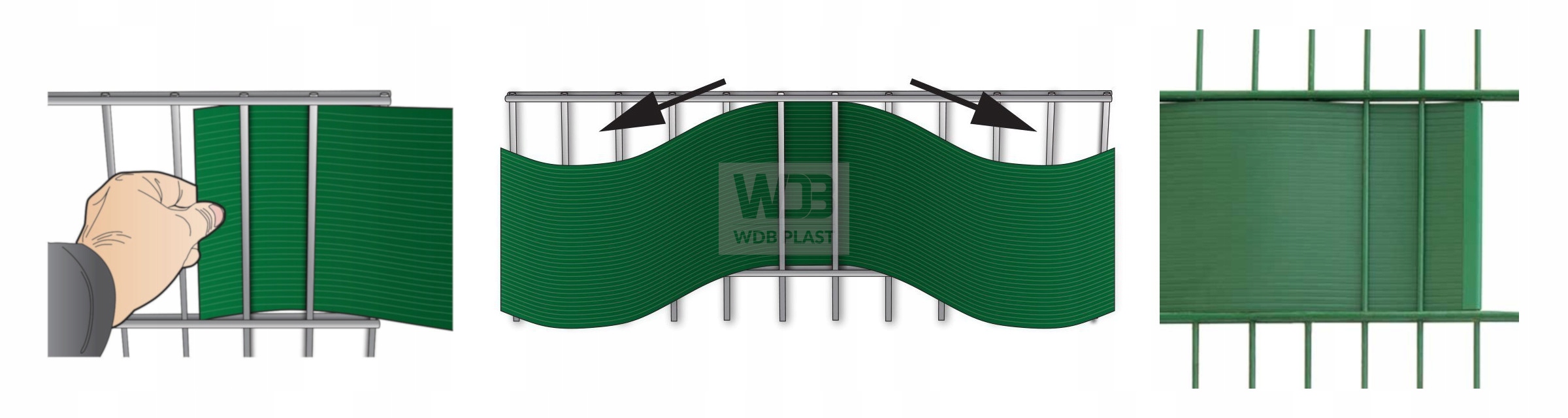 TAŚMA OGRODZENIOWA NA PŁOT OGRODZENIE PANELOWE OSŁONA OGRODZENIA ANTRACYT Długość 26 m