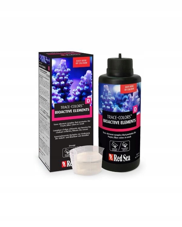 Levně Red Sea Trace Colors D Bioactive Elements 500 ml bioaktivní prvky