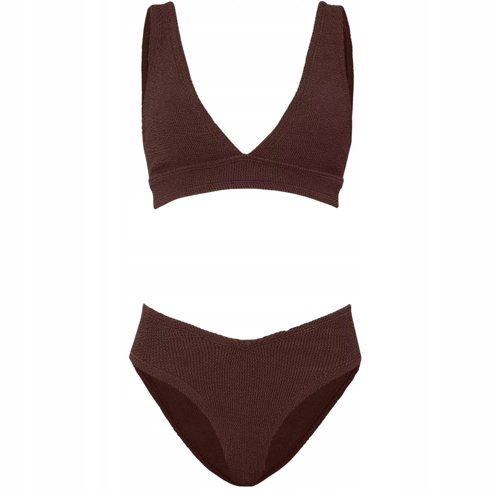 Bikini Angel Metallic Chocolate Hnědá Hunza G One size
