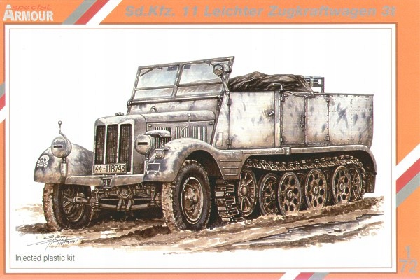 Special Hobby SA72002 1/72 Sd.Kfz 11 Leichter Zugkraftwagen 3t