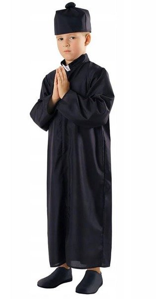 STRÓJ KSIĄDZ KSIĘDZA DOSTOJNIK DZIECIĘCY 140
