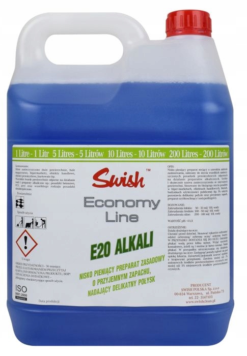 

Swish E20 Alkali 5l Silny Preparat Do Mycia Podłóg