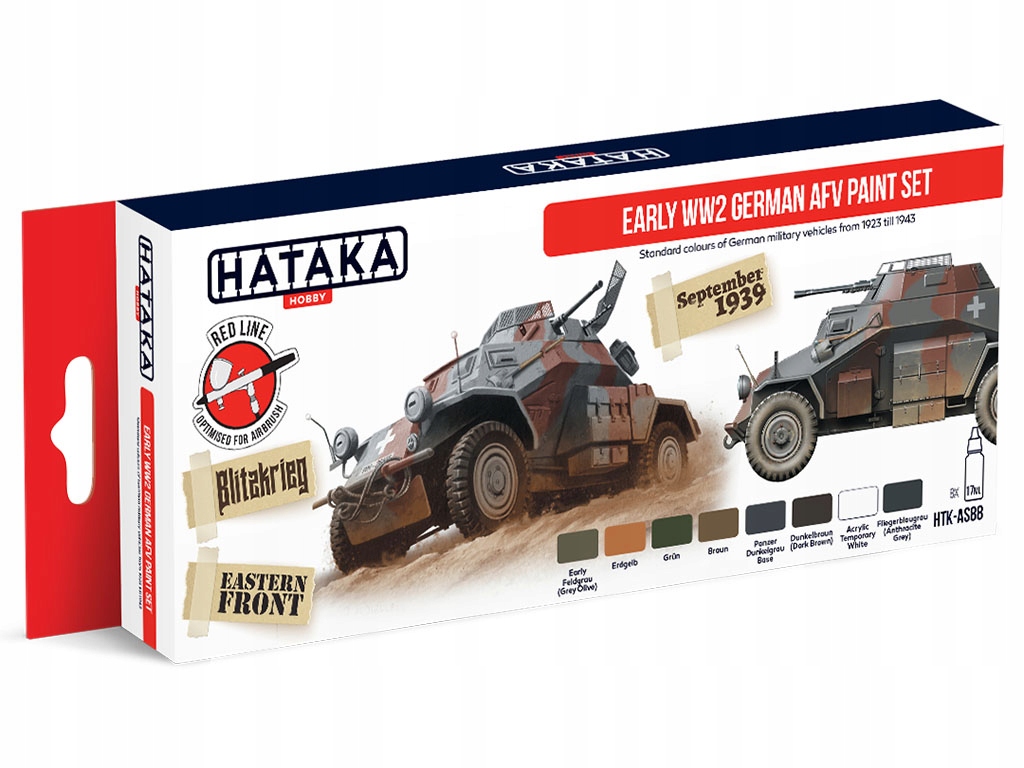 Sada akrylových barev German Afv HTK-AS88 Hataka