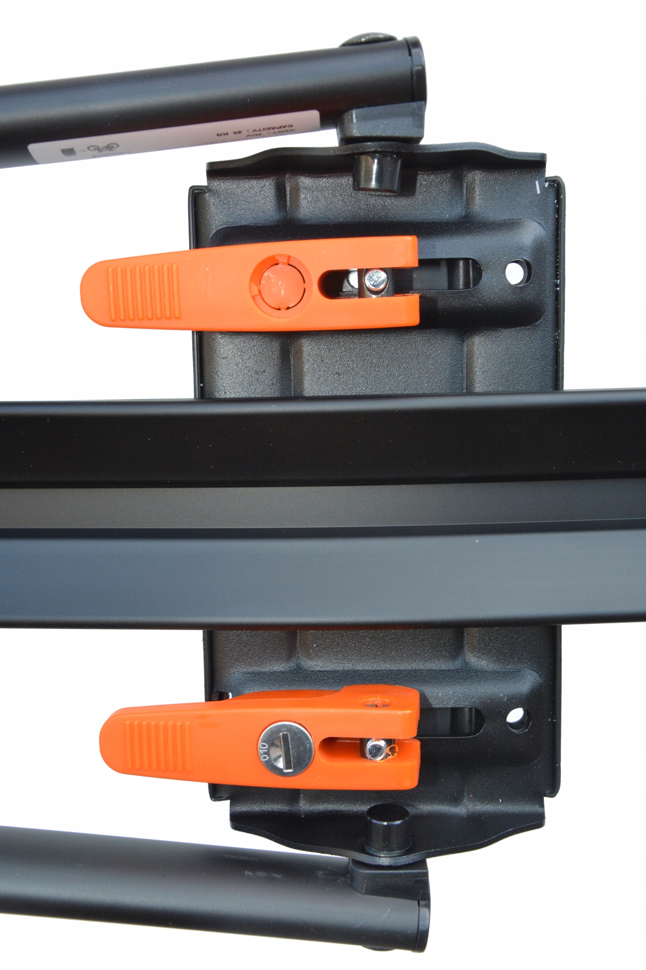 BAGAŻNIK ROWEROWY NA DACH AGURI ACUDA UCHWYT ROWEROWY DACHOWY NA ROWER Wysokość produktu 59 cm