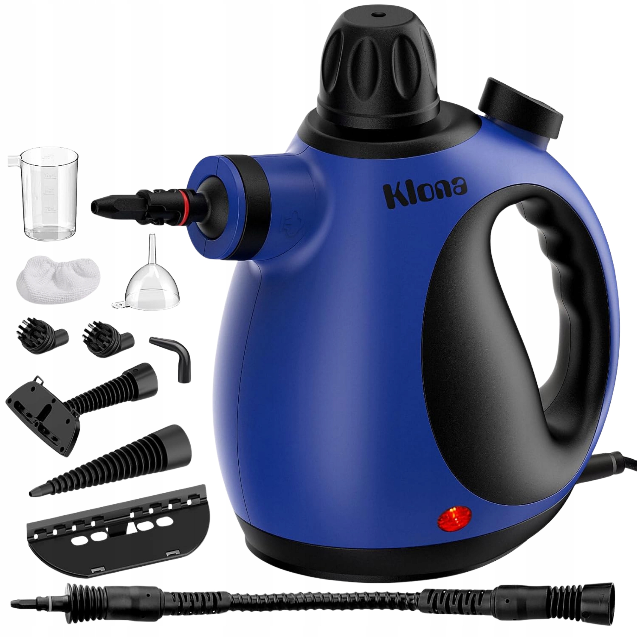 Ruční parní čistič 1050W Multifunkční 3 bary 105°C Parní mop Modrý