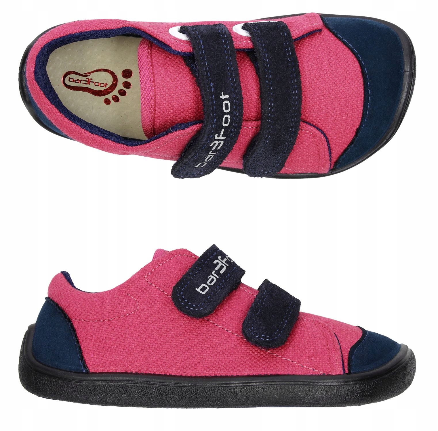 Kapcie 3F Barefoot Boso Trampki Dla Dziewczynki 3BE29/10 Rozmiar 24