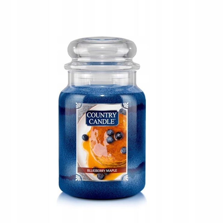 Blueberry Maple – Country Candle – velká vonná svíčka se dvěma knoty (6