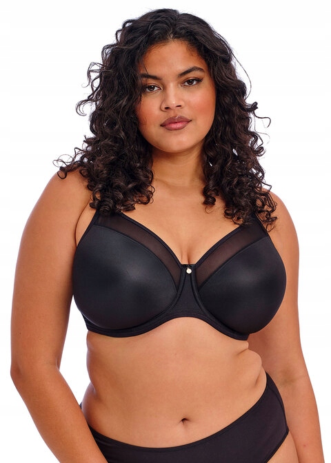 Podprsenka hladká minimizer Elomi Smooth soft full-cup 40F 90G černá