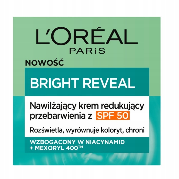 L'Oreal Bright Reveal hydratační krém redukující pigmentové skvrny SPF50 50 ml