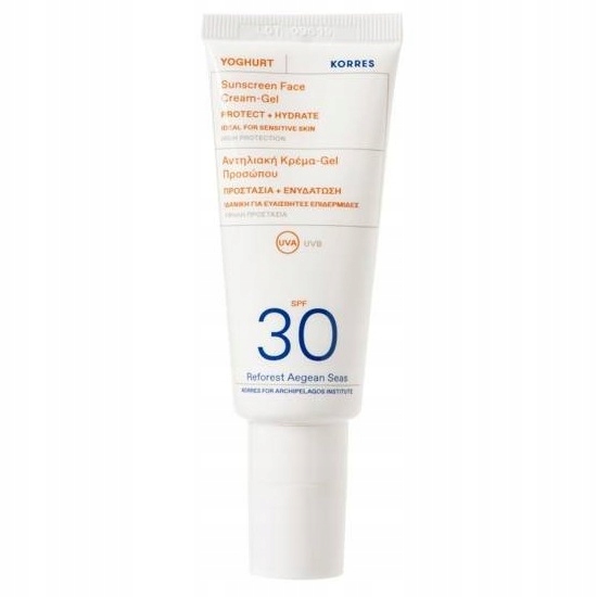 Korres Yoghurt Ochranný krém Gel SPF30 40 ml