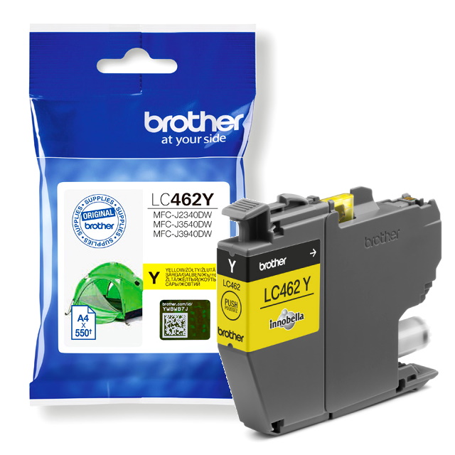 

Tusz Żółty Brother LC462BK MFC-J2340DW J3540DW