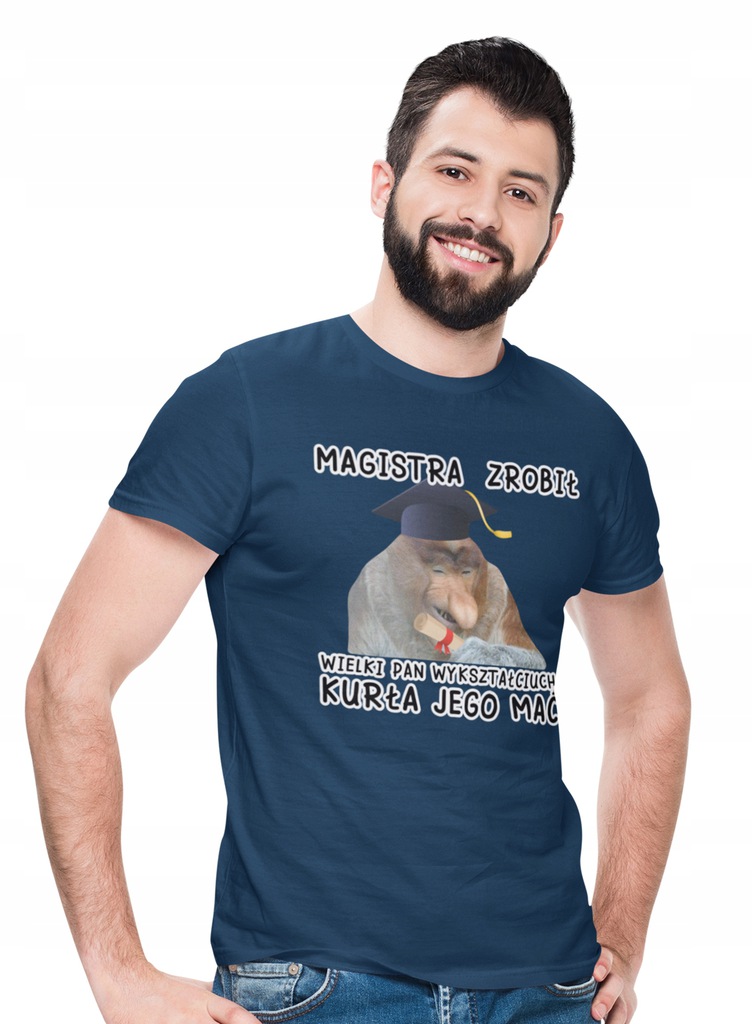 KOSZULKA MĘSKA PREZENT MAGISTER WIELKI PAN FUN Rozmiar inny