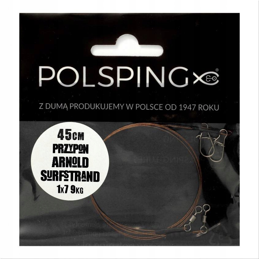 Przypon Polsping Surfstrad 1x19 Camo 3kg 25cm 2szt