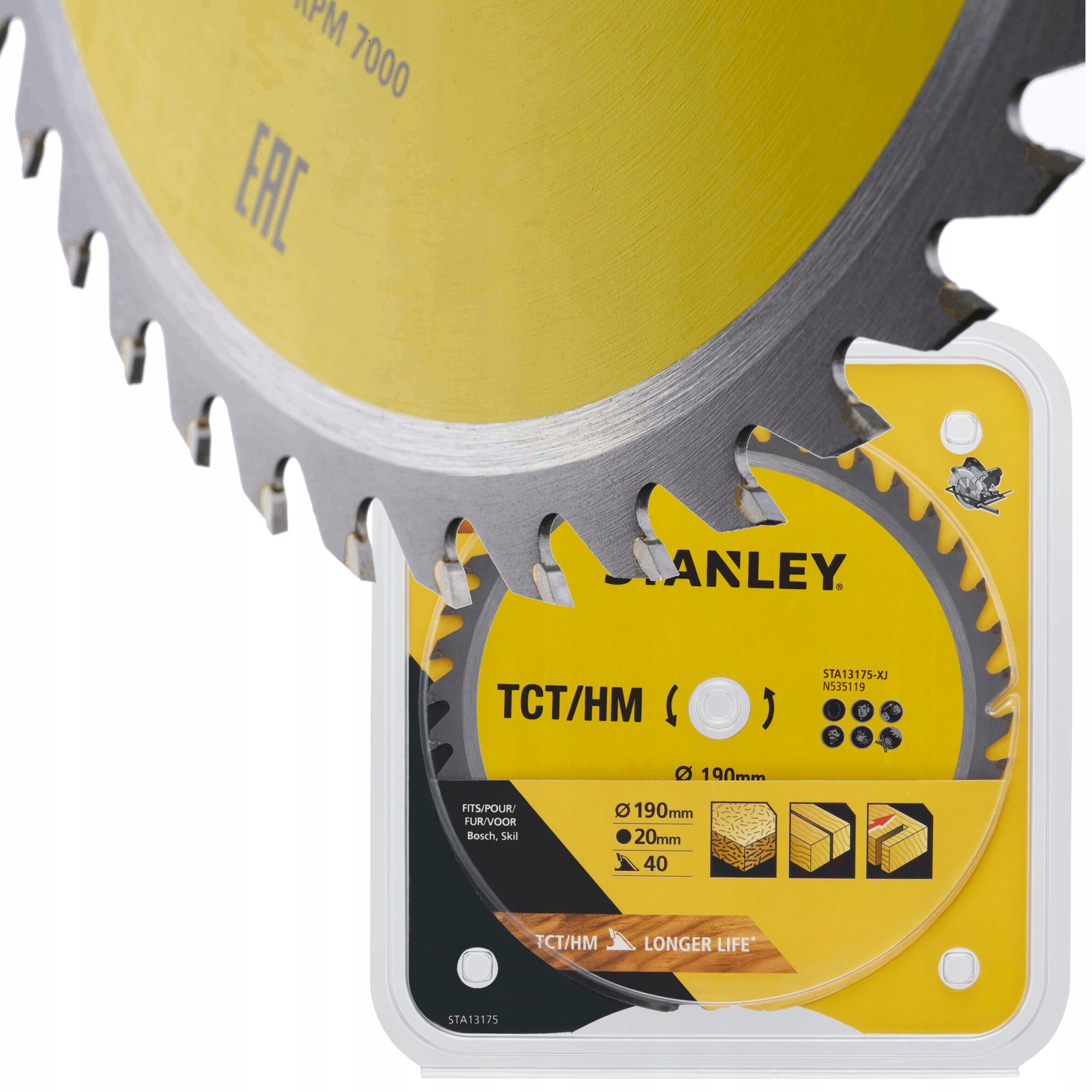

Stanley Tarcza Do Drewna 190x20mm 40z Tct STA13175