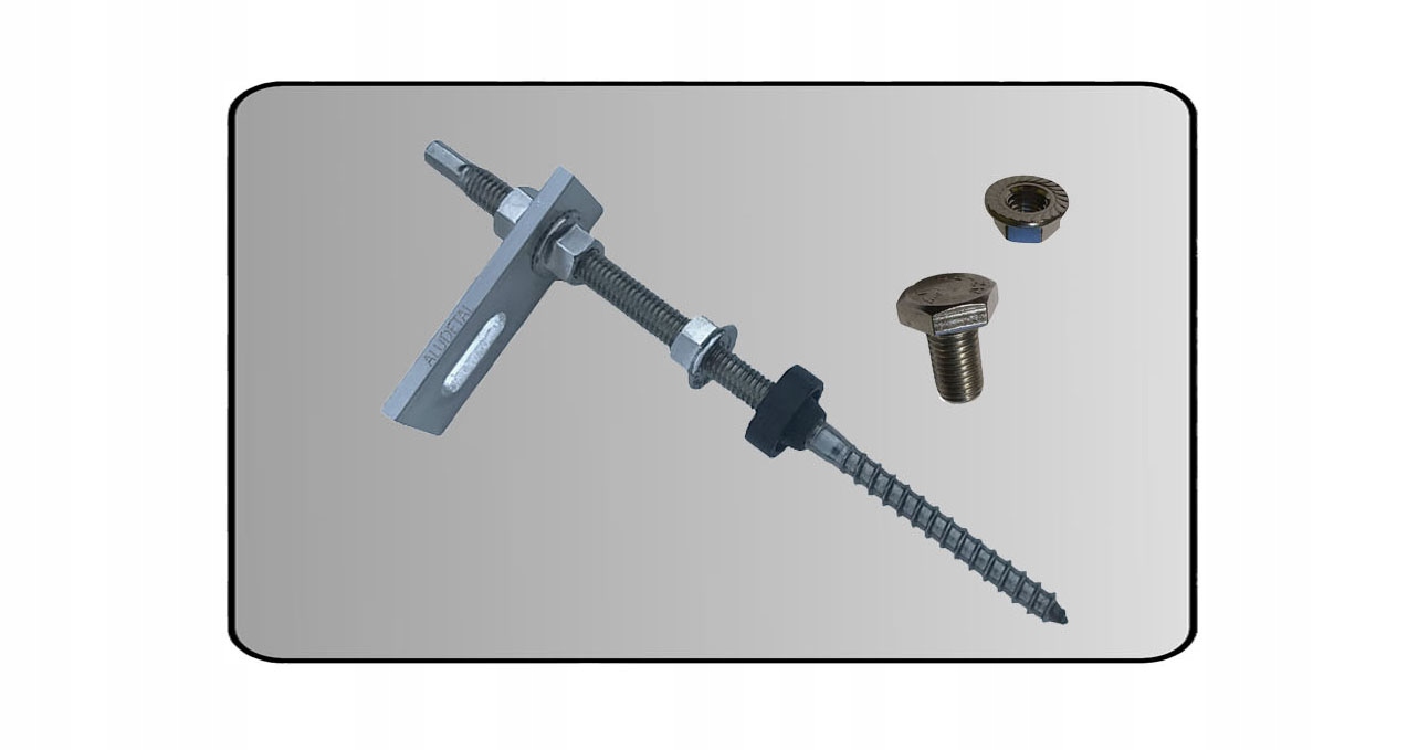 SYSTEM MOCOWANIA 1 MODUŁU PV NA DWUGWINTACH Marka inny