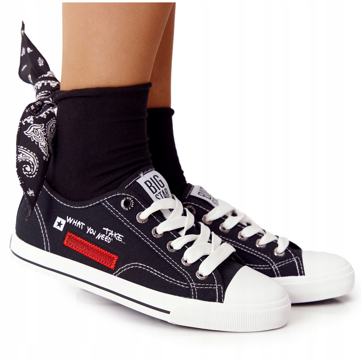 

Damskie Trampki Big Star FF274082 Czarne 39