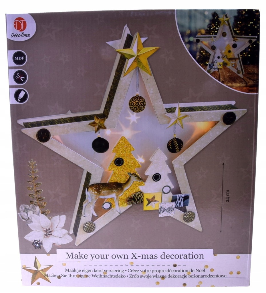 SZOPKA WITRAŻ CHOINKA GWIAZDA BOŻE NARODZENIE DIY ZRÓB TO SAM