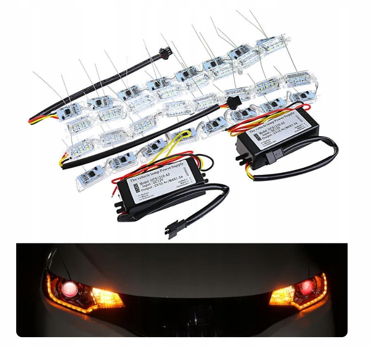 Led Kierunkowskazy Led denní světlo