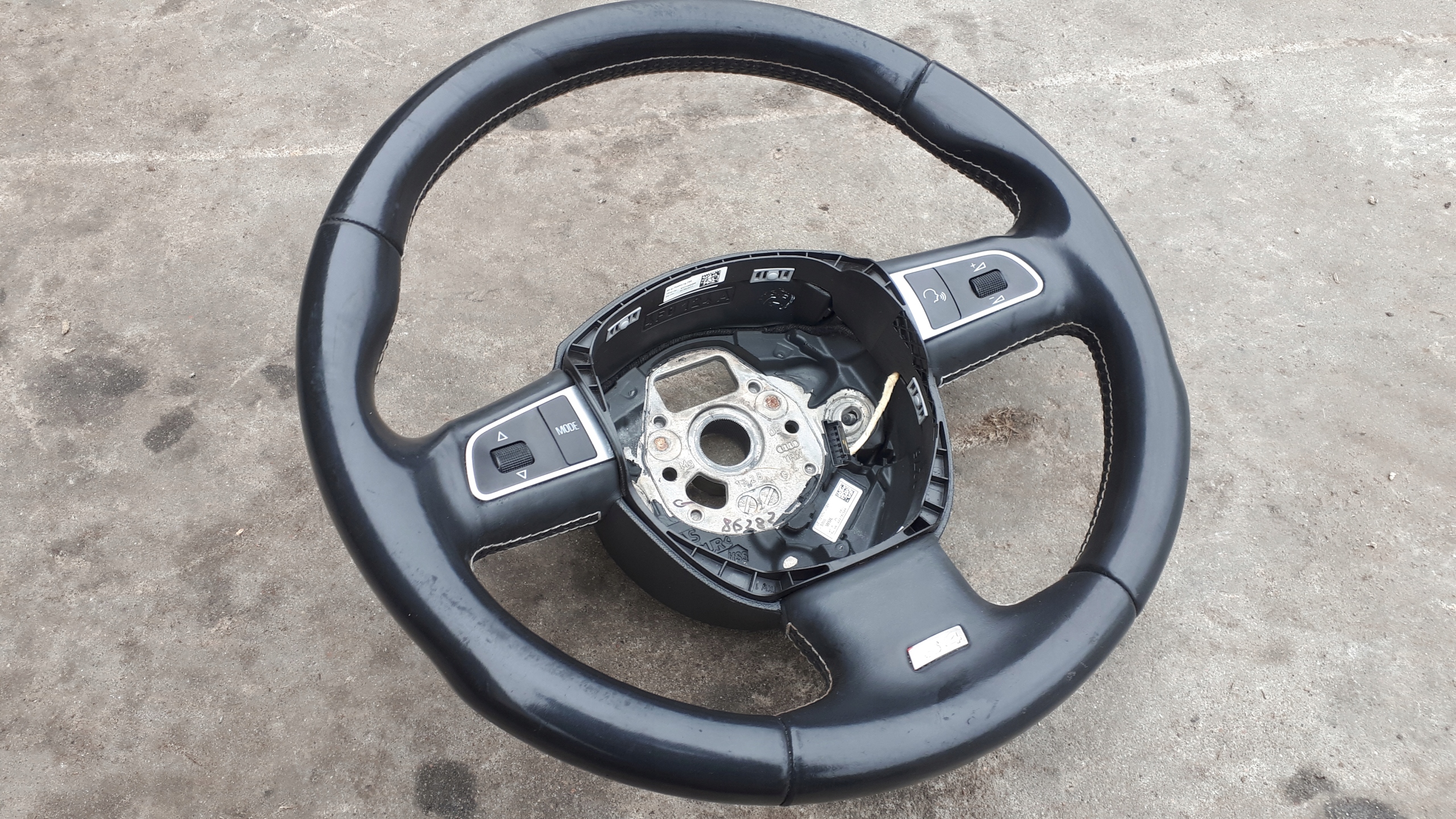 S4 B8 A4 lenkrad SKORZANA Leder 3RAM SLINE