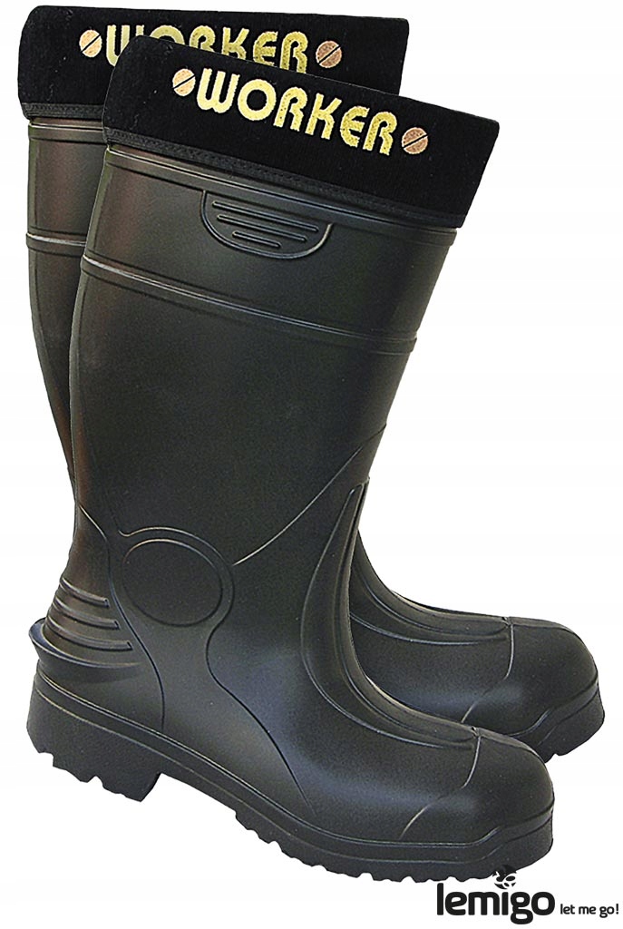 Holínky Zateplené Lehké Zimní Pracovní pěnové S Špičkou Work 39