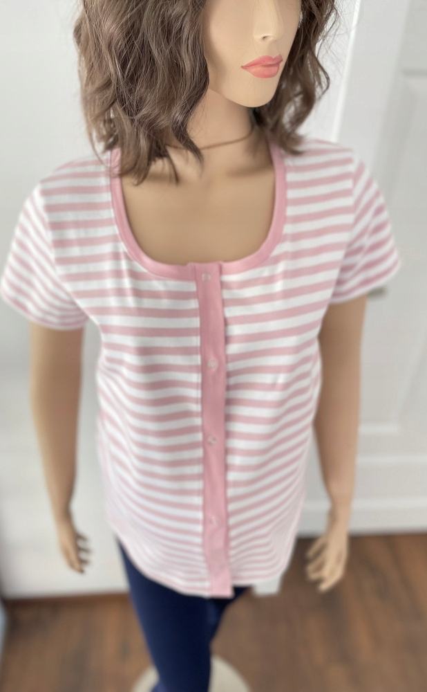 Krásné Pohodlné Těhotenské Pyžamo Na Kojení rozepínací M