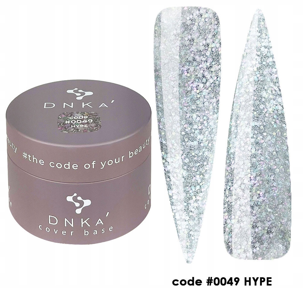 DNKa Rubber Hybridní báze French Cover Hype #0049 30 ml Posilující