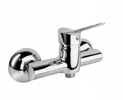 Bateria natryskowa ścienna Kfa LEONIT chrom