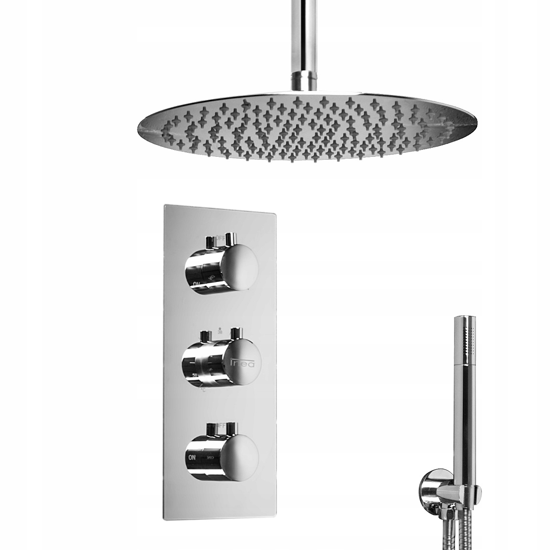 Podomietkový set s termostatom okrúhly, 2 funkcie