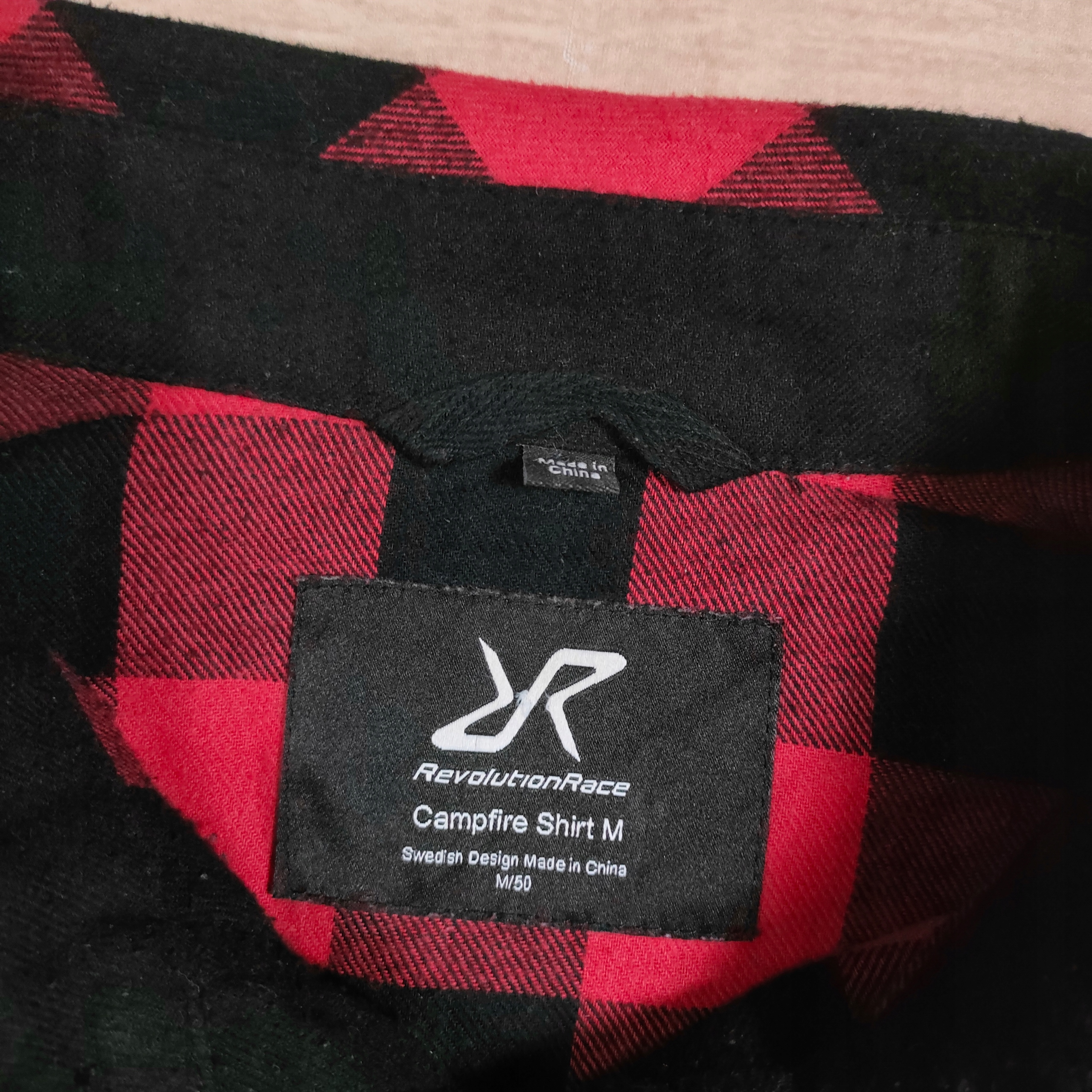 REVOLUTIONRACE Campfire Koszula Męska w Kratę Logowana r. M Rozmiar M