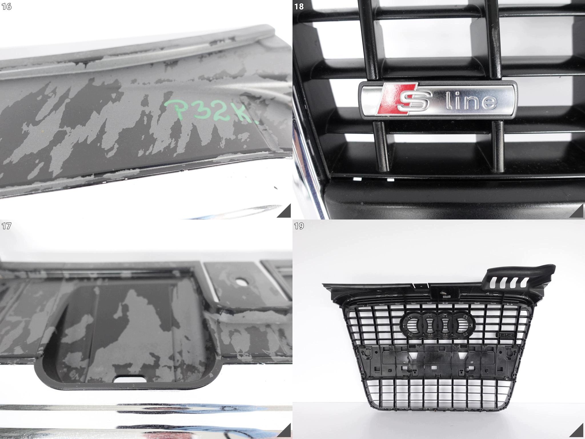 AUDI A4 B7 8E0 04-08 S-LINE bumper grill grille