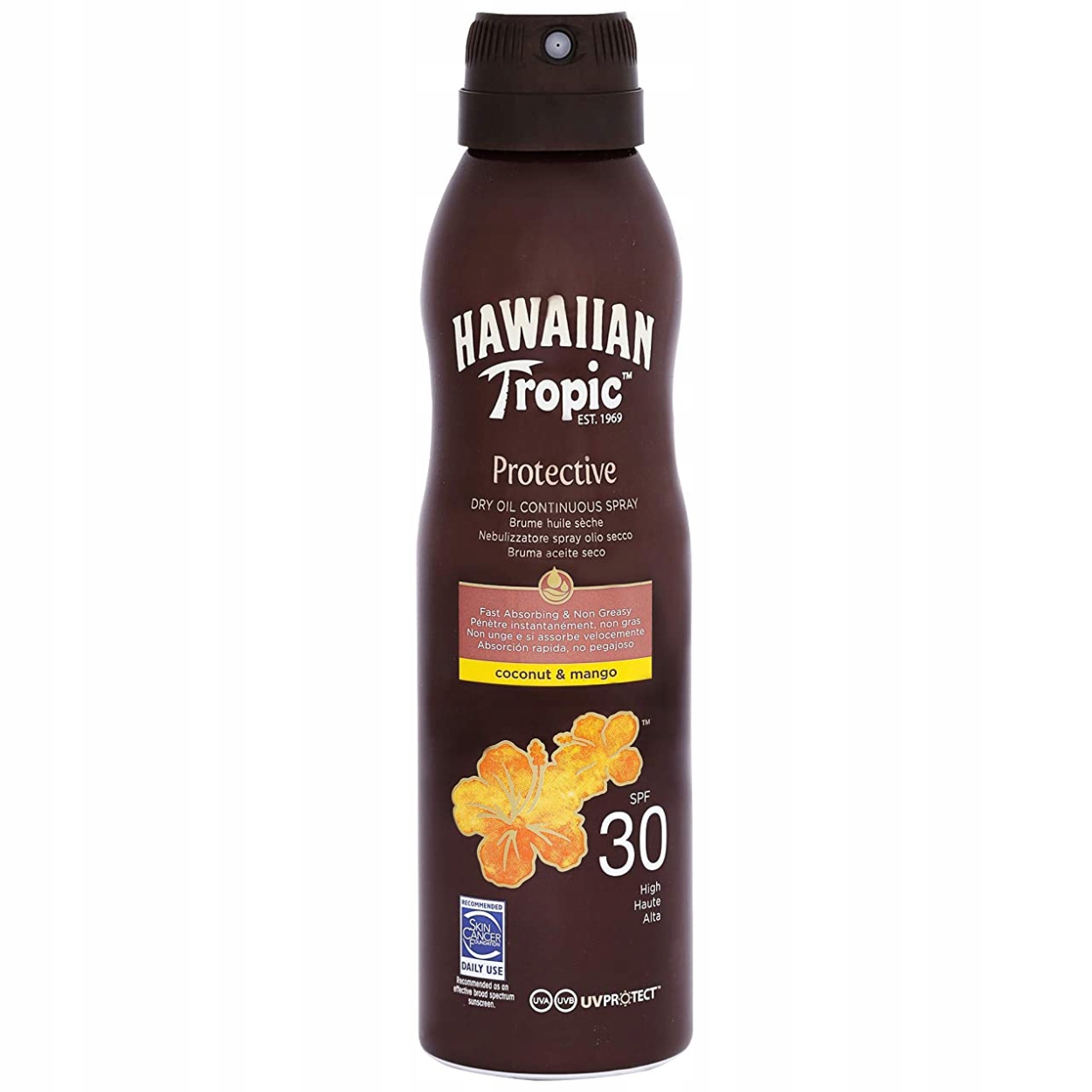 Hawaiian Tropic Ochranný suchý olej na opalování Spf 30