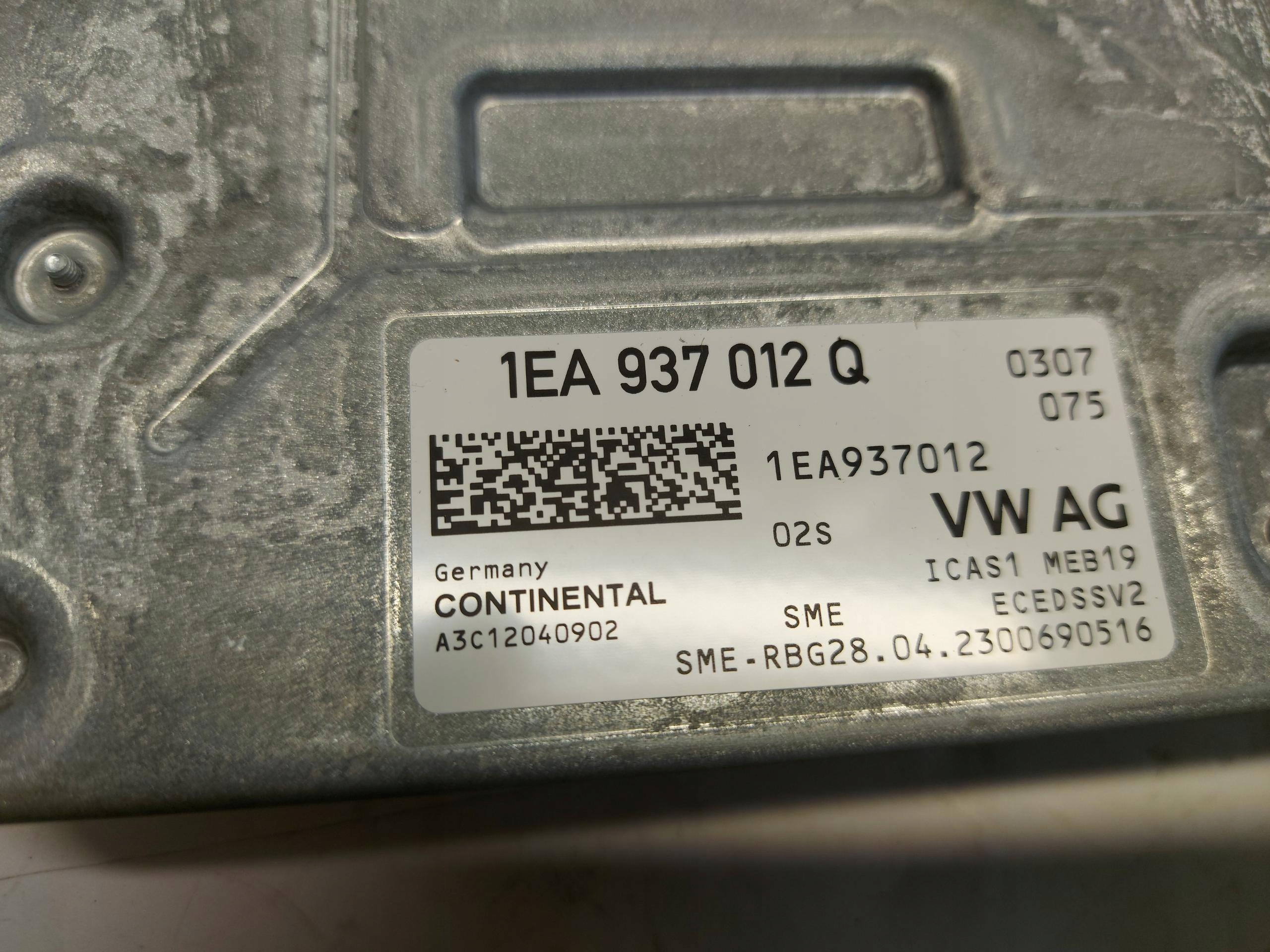 SKODA ENYAQ 5LA module control unit 1EA937012Q