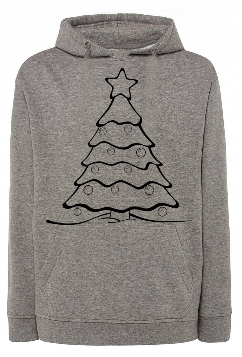 Pánská mikina s vánočním potiskem Vánoční Stromeček vel. M